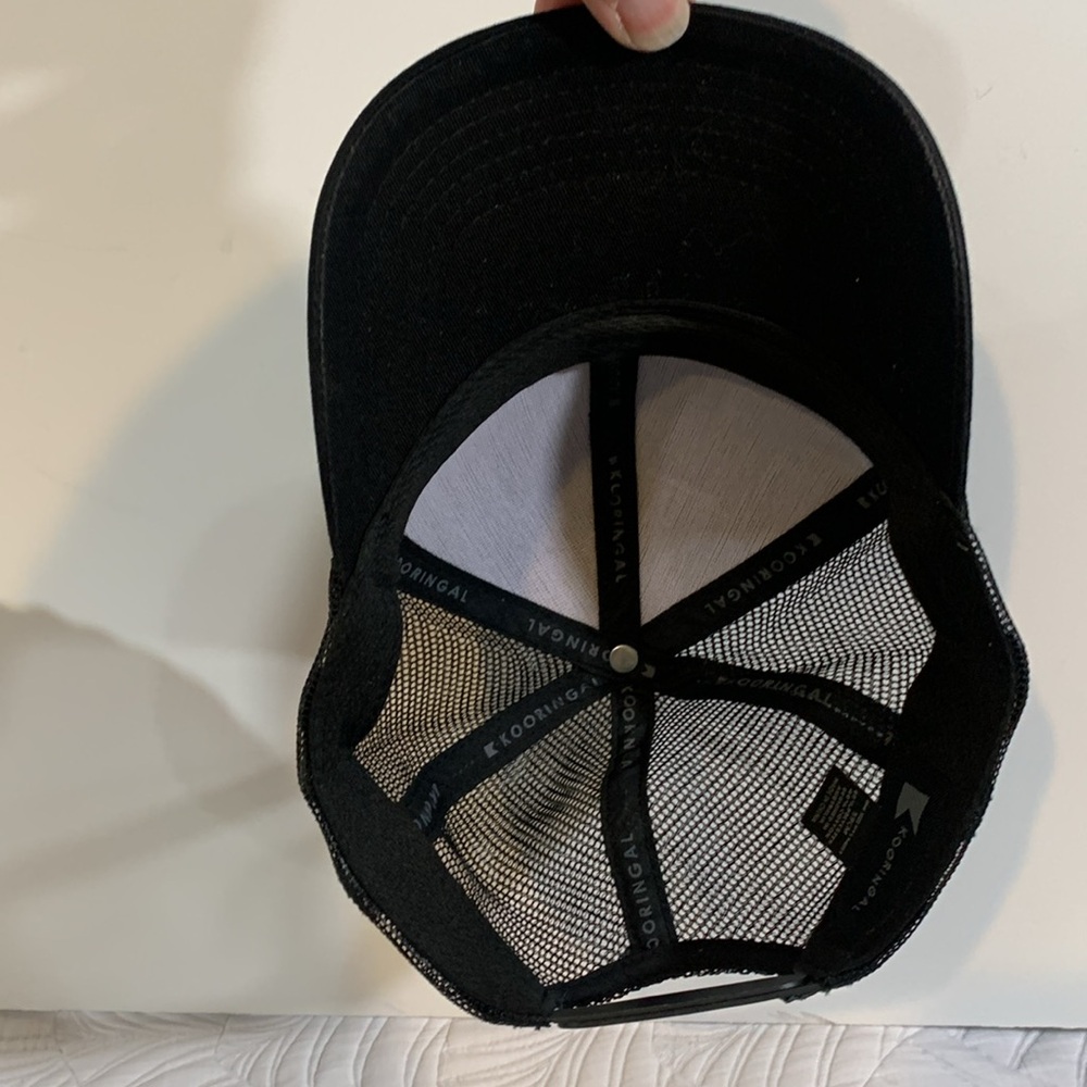 Kooringal striped grey black cap Hat - Picture 8 of 10
